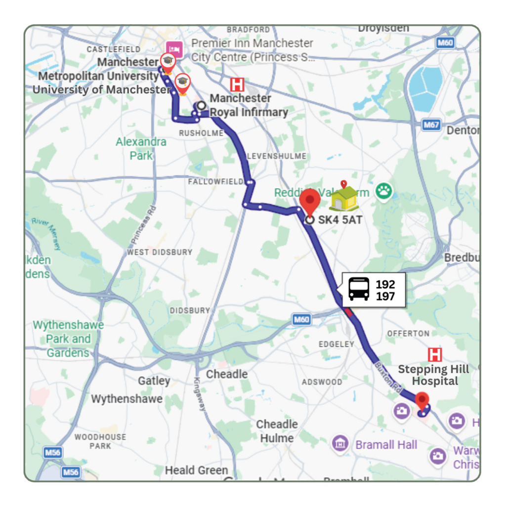 Manchester map